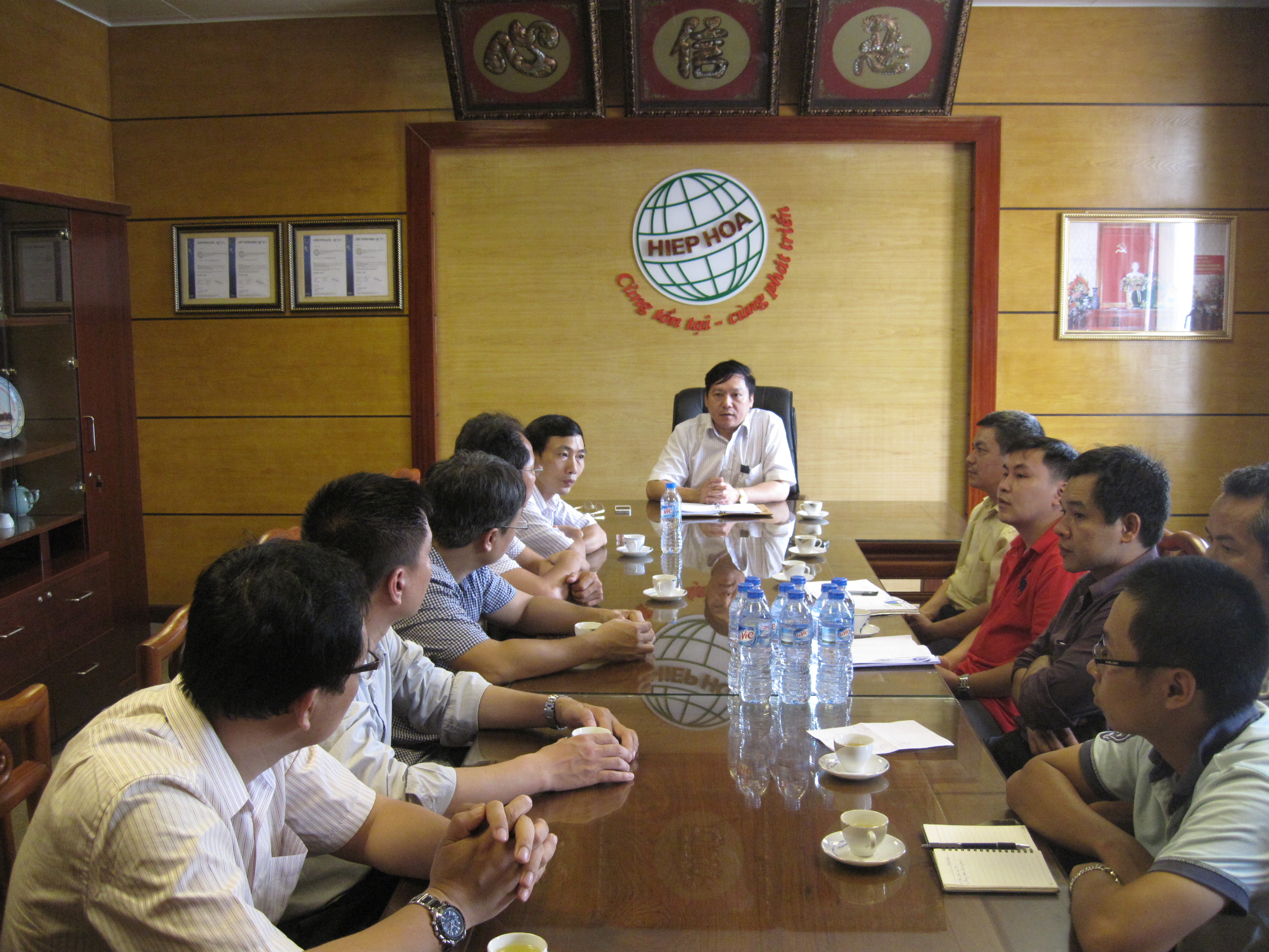 Hội thảo giữa trường Đại học Bách Khoa Hà Nội và Công ty TNHH Thương mai và Thiết bị Môi trường Hiệp Hòa